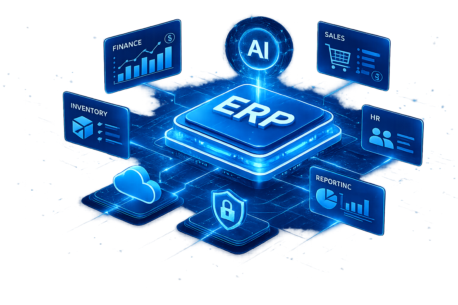 ERP System Illustration
